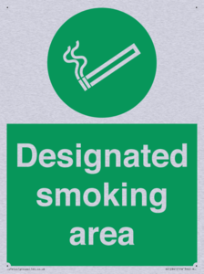 Designated smoking area